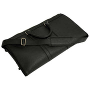 Stackers Weekend Garment Bag - Black Saffiano