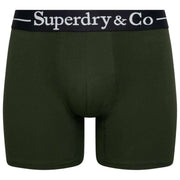Superdry & Co Triple Pack Trunks - Black/Burgundy/Olive Green