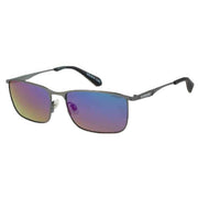 Superdry Metal Rim Large Fit Rectangular Sunglasses - Grey