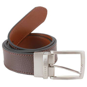 Ted Baker Breemer Reversible Belt - Chocolate Brown