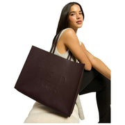 Ted Baker Iconna Webbing Extra Large Icon Bag - Chocolate Brown