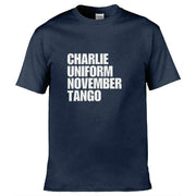 Teemarkable! Charlie Uniform November Tango T-Shirt Navy Blue / Small - 86-92cm | 34-36"(Chest)