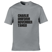Teemarkable! Charlie Uniform November Tango T-Shirt Light Grey / Small - 86-92cm | 34-36"(Chest)