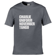 Teemarkable! Charlie Uniform November Tango T-Shirt Dark Grey / Small - 86-92cm | 34-36"(Chest)