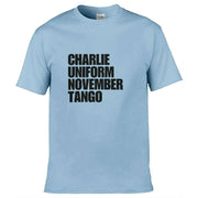 Teemarkable! Charlie Uniform November Tango T-Shirt Light Blue / Small - 86-92cm | 34-36"(Chest)