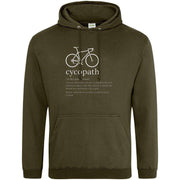 Teemarkable! Cycopath Cycling Hoodie Olive Green / Small - 96-101cm | 38-40"(Chest)