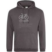 Teemarkable! Cycopath Cycling Hoodie Dark Grey / Small - 96-101cm | 38-40"(Chest)