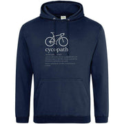 Teemarkable! Cycopath Cycling Hoodie Navy Blue / Small - 96-101cm | 38-40"(Chest)