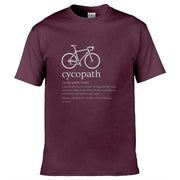 Teemarkable! Cycopath Cycling T-Shirt Maroon / Small - 86-92cm | 34-36"(Chest)