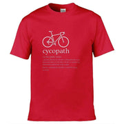 Teemarkable! Cycopath Cycling T-Shirt Red / Small - 86-92cm | 34-36"(Chest)