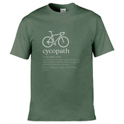 Teemarkable! Cycopath Cycling T-Shirt Olive Green / Small - 86-92cm | 34-36"(Chest)