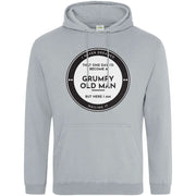 Teemarkable! Grumpy Old Man Nailing It Hoodie Light Grey / Small - 96-101cm | 38-40"(Chest)
