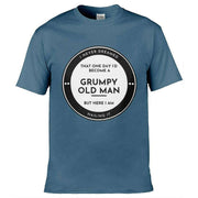 Teemarkable! Grumpy Old Man Nailing It T-Shirt Slate Blue / Small - 86-92cm | 34-36"(Chest)