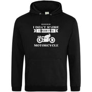 Teemarkable! I Don’t Snore I Dream I'm A Motorcycle Hoodie Black / Small - 96-101cm | 38-40"(Chest)