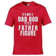 Teemarkable! It's Not A Dad Bod It's A Father Figure T-Shirt Red / Small - 86-92cm | 34-36"(Chest)