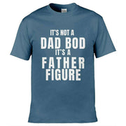 Teemarkable! It's Not A Dad Bod It's A Father Figure T-Shirt Slate Blue / Small - 86-92cm | 34-36"(Chest)