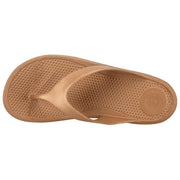 Totes SOLBOUNCE Bounce Flip Flops - Metallic Gold