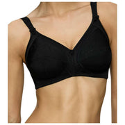 Triumph Doreen Cotton Non Wired Bra - Black