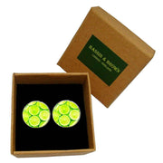 Bassin and Brown Lime Fruit Cufflinks - Green