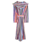 Bown of London Daylight Striped Hooded Dressing Gown - Multi-colour