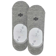 Burlington Everyday 2-Pack No Show Socks - Light Grey