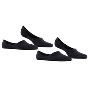 Burlington Everyday Invisible 2 Pack Socks - Black