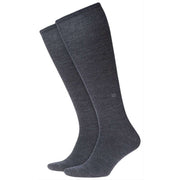 Burlington Leeds Knee High Socks - Anthracite Grey