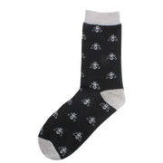 David Van Hagen Bee Socks - Black/Grey