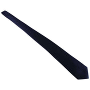 David Van Hagen Diagonal Ribbed Tie - Navy