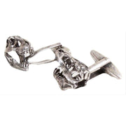 David Van Hagen Dinosaur Cufflinks - Silver