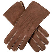 Dents Nancy Lambskin Gloves - Mahogany Brown