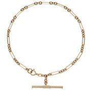 Elements Gold T Bar Chain Bracelet - Yellow Gold