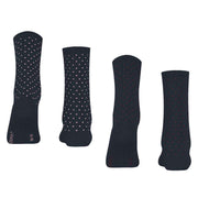 Esprit Fine Dot 2 Pack Socks - Marine Navy