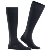 Falke Energizing Cotton Knee High Socks - Dark Navy