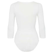 Falke Fine Cotton 3/4 Sleeve Bodysuit - Ivory