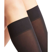 Falke Pure Matt 50 Denier Knee-High Tights - Black