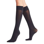 Falke Pure Matt 50 Denier Knee-High Tights - Marine Navy