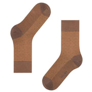 Falke Sensitive Herringbone Socks - Hazle Brown