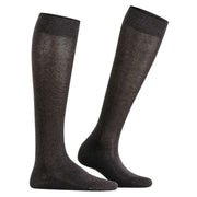 Falke Sensitive London Knee High Socks - Anthratice Mel Grey