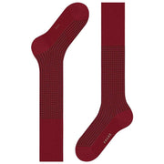 Falke Uptown Tie Knee High Socks - Scarlet Red