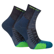 Hilly Active Anklet Min Socks - Denim/Teal