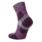 Hilly Trail Anklet Med Socks - Blackberry/Grey