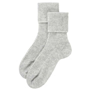 Johnstons of Elgin Bed Socks - Grey