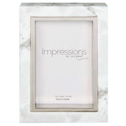 Juliana Impressions Marble Look Frame 4x6 - White