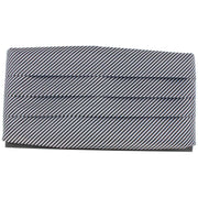 Knightsbridge Neckwear Bow Tie and Cummerbund Set - Black/Silver