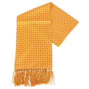 Knightsbridge Neckwear Diamond Aviator Silk Scarf - Orange