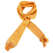 Knightsbridge Neckwear Diamond Aviator Silk Scarf - Orange