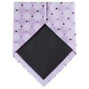 Knightsbridge Neckwear Diamond Tonal Regular Polyester Tie - Purple