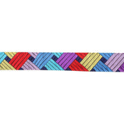 Knightsbridge Neckwear Rectangles Silk Bow Tie - Multi-colour