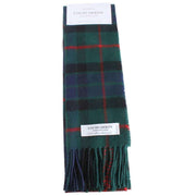 Locharron of Scotland Bowhill Gunn Modern Lambswool Scarf - Green/Navy